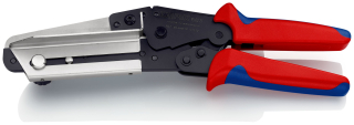 KNIPEX 95 02 21 Nůžky na plasty také pro kabelové kanály s vícekomponentními rukojeťmi leštěné 275 mm