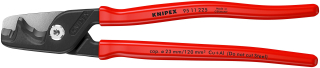 KNIPEX 95 11 225 StepCut® XL Nůžky na kabely s krokovým řezem potaženo plastem leštěné 229 mm