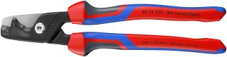 KNIPEX 95 12 225 StepCut® XL Nůžky na kabely s krokovým řezem s komfortní rukojeti leštěné 232 mm