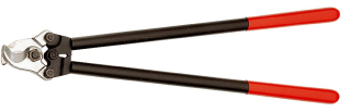 KNIPEX 95 21 600 Kabelové nůžky pro obsluhu dvěma rukama s návleky z umělé hmoty 600 mm
