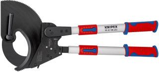 KNIPEX 95 32 100 Kleště na kabely (princip rohatky se západkou) s teleskopickými rukojeťmi s vícekomponentními rukojeťmi 680 mm