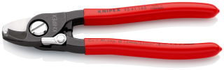 KNIPEX 95 41 165 Kabelové nůžky potaženo plastem leštěné 165 mm