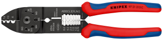 KNIPEX 97 21 215 C Lisovací kleště s vícekomponentními rukojeťmi lakováno na černo 230 mm
