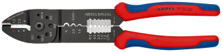 KNIPEX 97 32 240 Lisovací kleště s vícekomponentními rukojeťmi lakováno na černo 240 mm