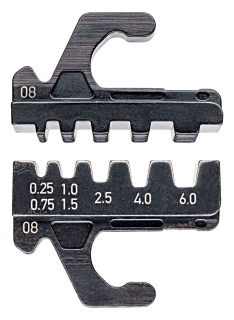 KNIPEX 97 39 08 Lisovací profil pro izolované + neizolované koncové dutinky 0,25 - 6 mm?