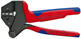 KNIPEX 97 43 06 Víceúčelové systémové lisovací kleště pro vyměnitelné lisovací profily s vícekomponentními rukojeťmi leštěné 200 mm