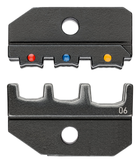 KNIPEX 97 49 06 Lisovací profil pro izolovaná kabelová oka + konektory