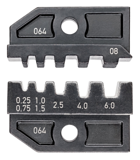 KNIPEX 97 49 08 Lisovací profil pro izolované + neizolované koncové dutinky