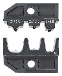 KNIPEX 97 49 18 Lisovací profil pro dvouvodičové dutinky