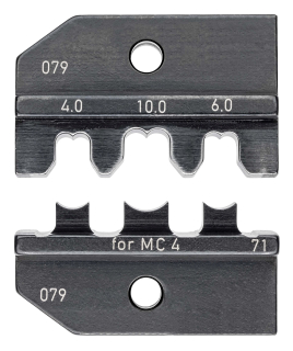 KNIPEX 97 49 71 Lisovací profil pro solární konektory MC 4 (Multi-Contact)