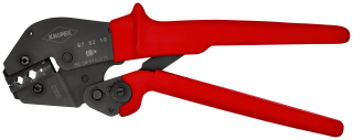 KNIPEX 97 52 10 Lisovací kleště také pro obsluhu oběma rukama s povlaky z umělé hmoty bránícími sklouznutí leštěné 250 mm