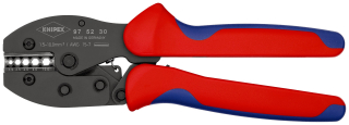 KNIPEX 97 52 30 PreciForce® Lisovací kleště s vícekomponentními rukojeťmi leštěné 220 mm