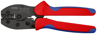 KNIPEX 97 52 34 PreciForce® Lisovací kleště s vícekomponentními rukojeťmi leštěné 220 mm
