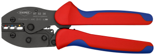 KNIPEX 97 52 36 PreciForce® Lisovací kleště s vícekomponentními rukojeťmi leštěné 220 mm