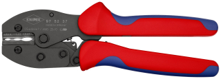 KNIPEX 97 52 37 PreciForce® Lisovací kleště s vícekomponentními rukojeťmi leštěné 220 mm