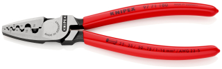 KNIPEX 97 71 180 Lisovací kleště na koncové dutinky potaženo plastem 180 mm