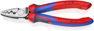 KNIPEX 97 72 180 Lisovací kleště na koncové dutinky s komfortní rukojeti 180 mm