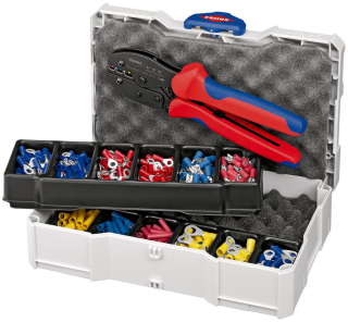 KNIPEX 97 90 21 Lisovací sortiment pro kabelové spojky 265 mm