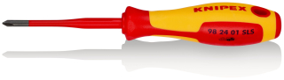 KNIPEX 98 24 01 SLS Šroubovák (Slim) PlusMinus Phillips® izolující vícesložková rukojeť, certifikace VDE leštěné 187 mm