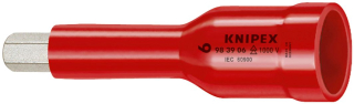 KNIPEX 98 49 05 Nasazovací nástrčné klíče na šrouby s vnitřním šestihranem s vnitřním čtyřhranem 1/2" 75 mm