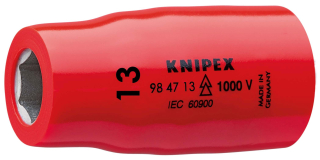 KNIPEX 98 47 13 Nasazovací nástrčný klíč, s vnitřním čtyřhranem 1/2" s vnitřním čtyřhranem 1/2" 55 mm