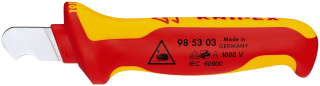 KNIPEX 98 53 03 Odizolovací nůž izolované vícesložkovými návleky, certifikace VDE 170 mm